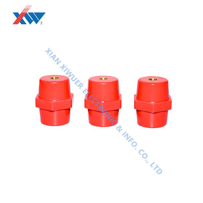 Dobra cena Epoxy Resin Low Voltage Isolator support busbar insulator SM25-M5 brązowy izolator węzłowy stosowany do systemów energii odnawialnej w Internecie